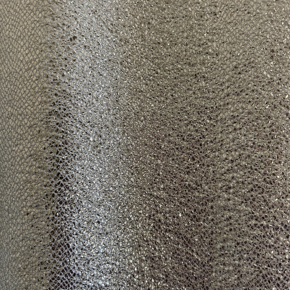 LuLaRoe Shimmering Silver Pencil Skirt - Picture 2 of 4